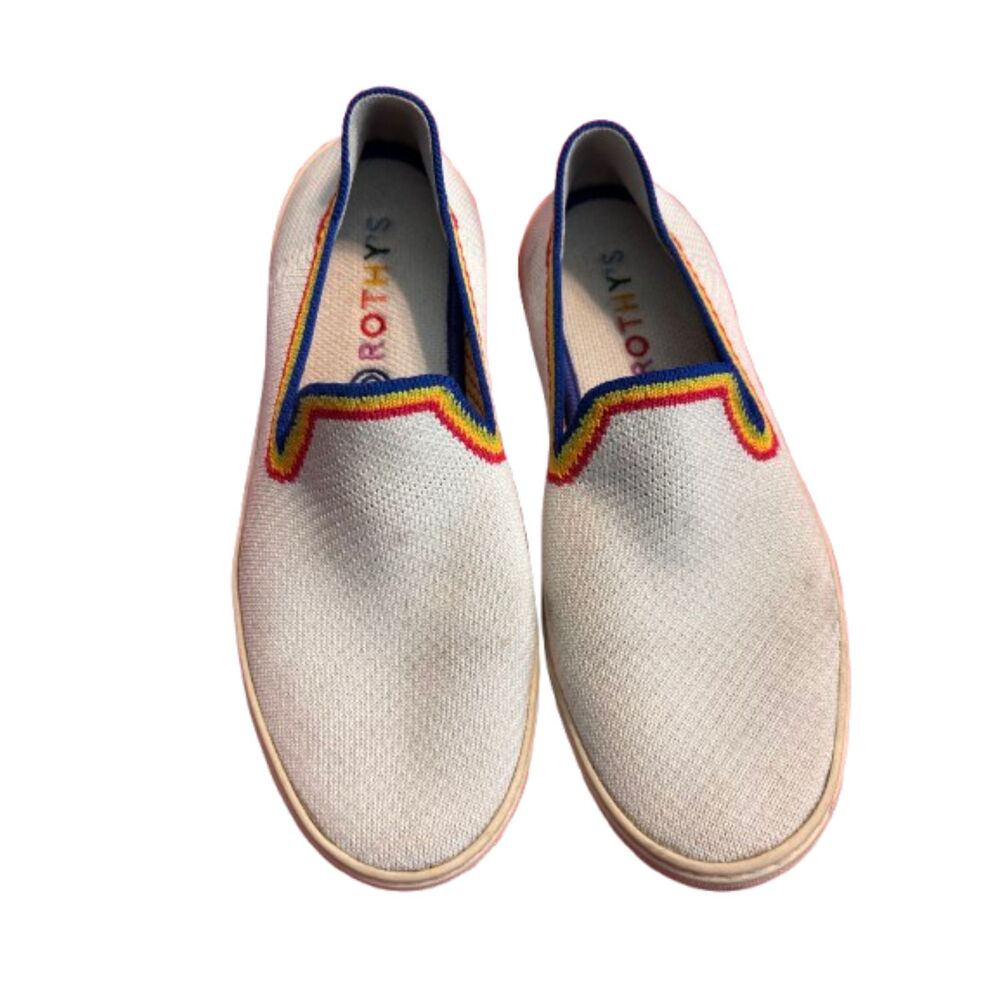Rothy's The Slip-On The Sneaker Rainbow 8